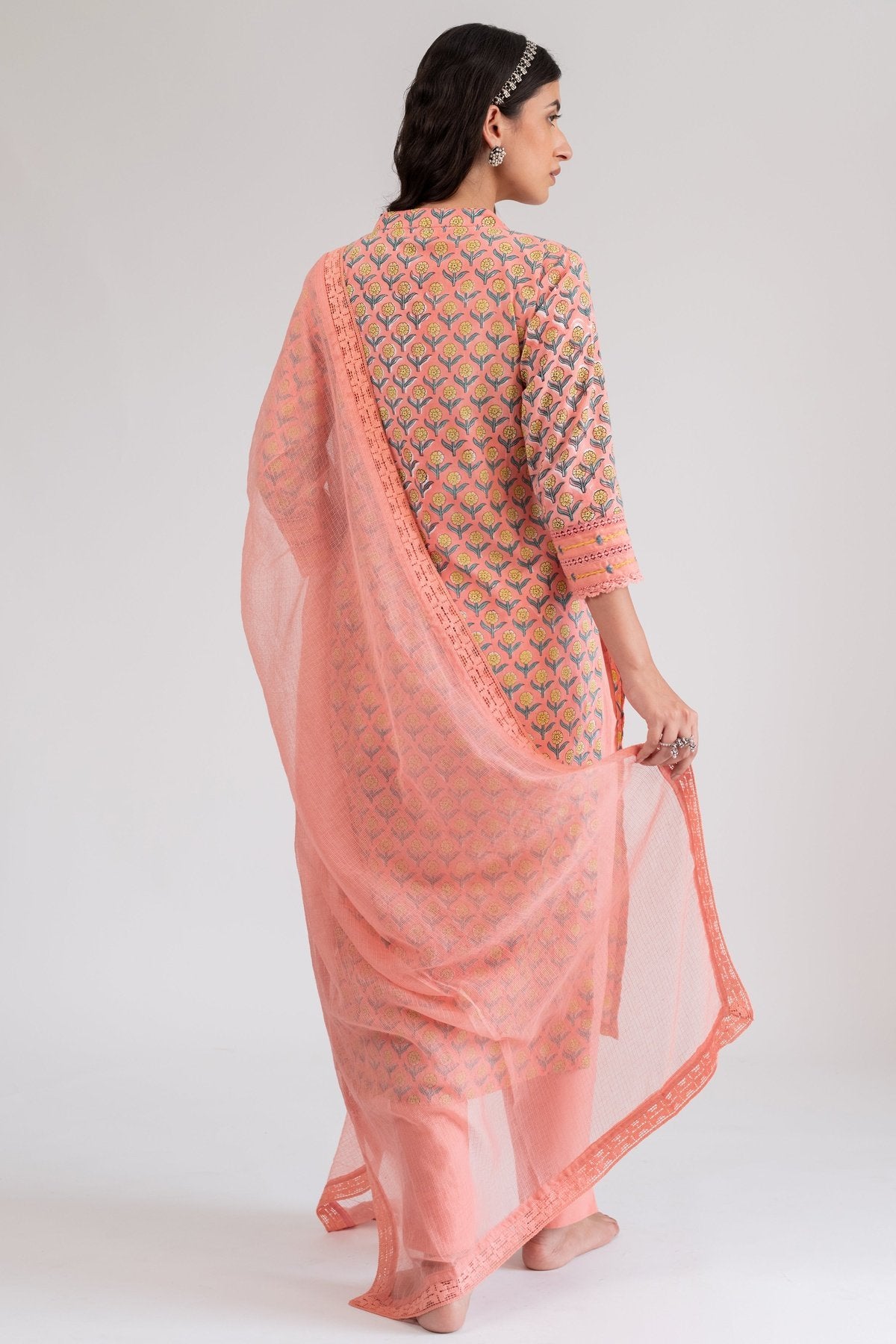 Raspberry Dupatta