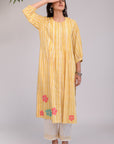 Summer Morning Pleated Kurta