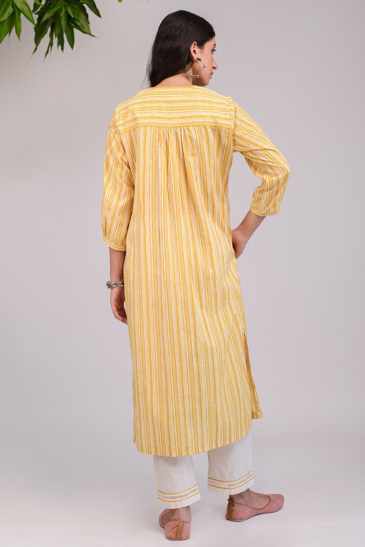 Summer Morning Pleated Kurta