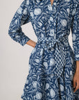 Blue Tiered Anar Dress