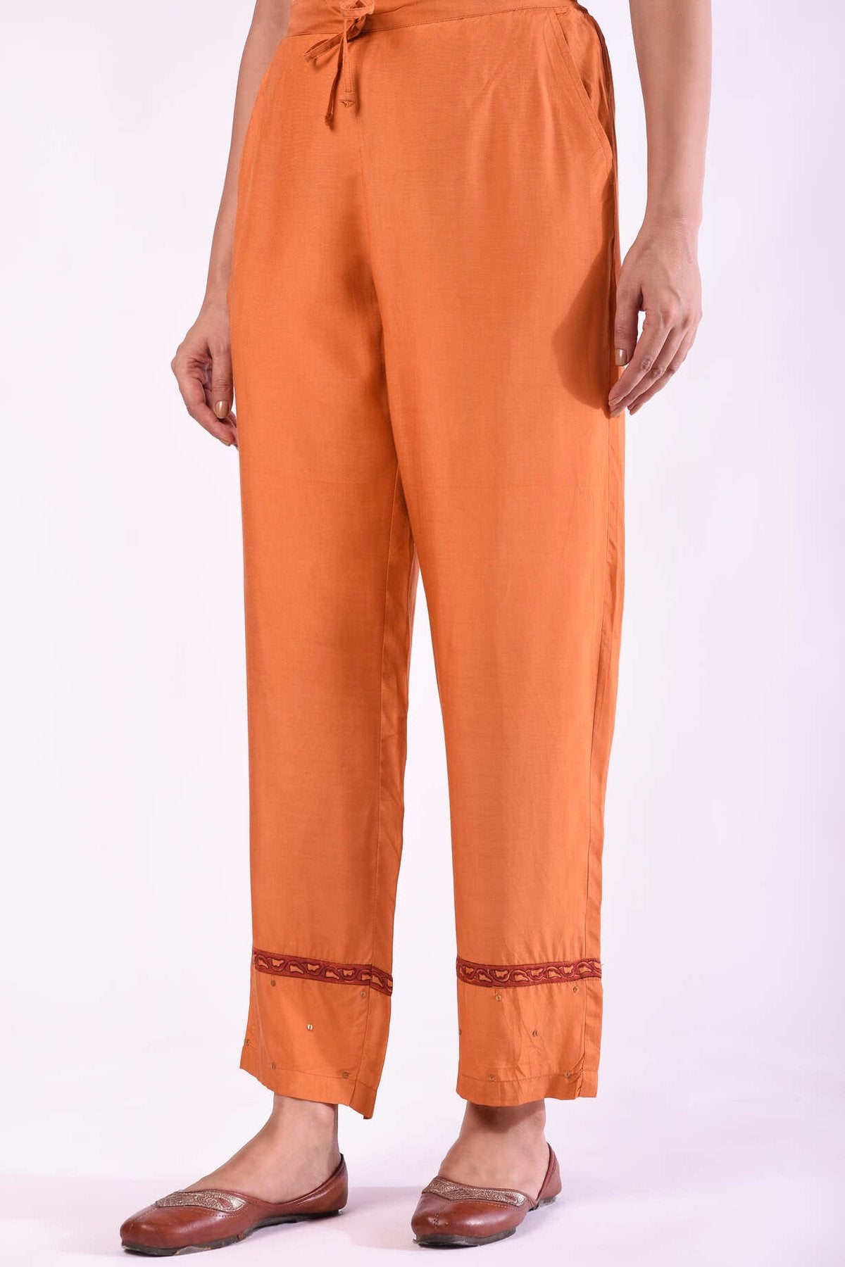 Sarika Pant in Orange