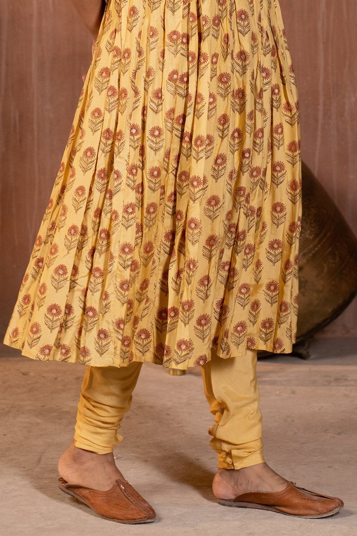 Kamakshi Churidar in Yellow